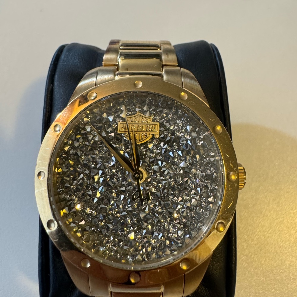 Harley-Davidson Gold and Silver Watch